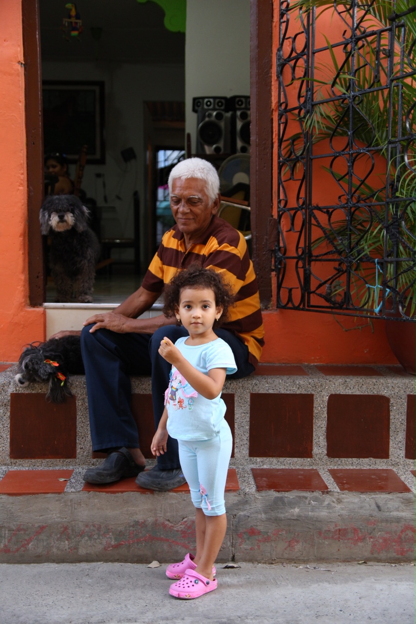 Jung und Alt in Cartagena
